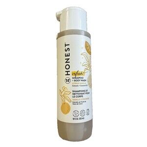 The Honest Company Shampoo + Body Wash, Citrus Vanilla, Refresh, 18.0Fl.Oz. New